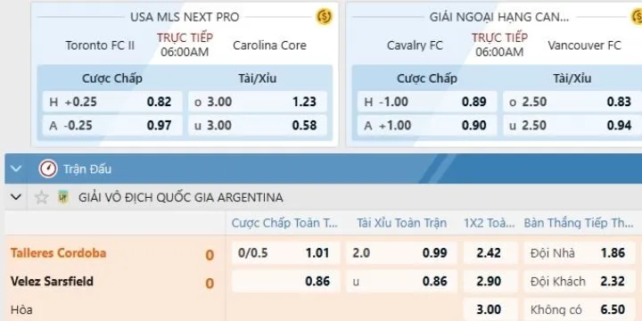 Kèo cược phổ biến Saba thể thao King88