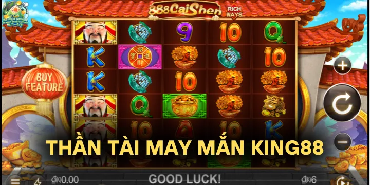 Thần tài may mắn King88 - Thế giới nổ hũ tài lộc bất tận 