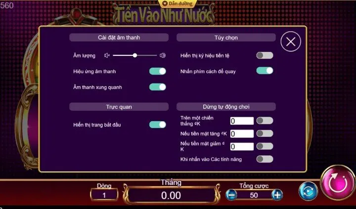 Cài đặt Tiền vào như nước King88 có gì? 