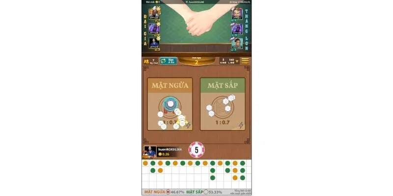 Cách chơi Tung đồng xu King88